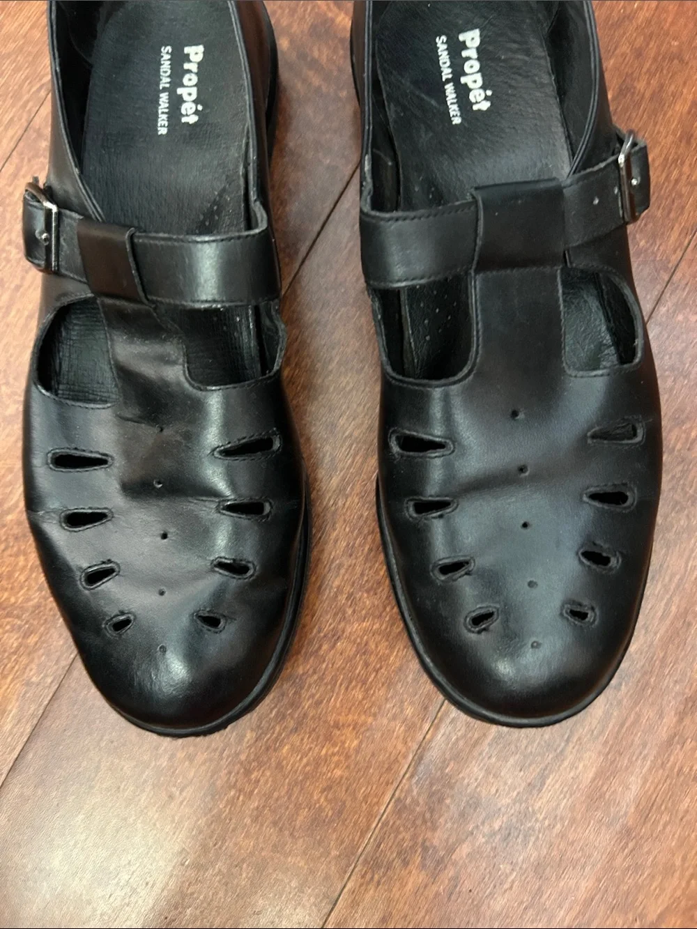Propet Women’s Black Leather Mary Janes, Size 8.5